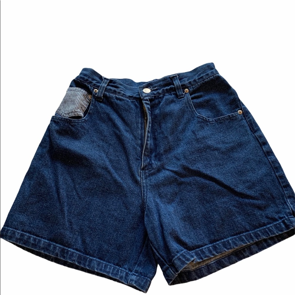 Vintage denim shorts.